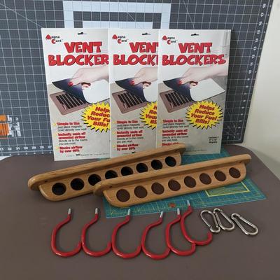 Vent Blockers 8 Cue Wall Rack
