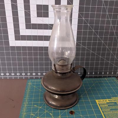 Vintage Copper Lamplight Farms Oil Lamp
