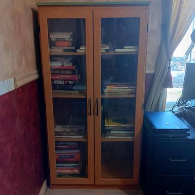 Bookcase With Glass Doors