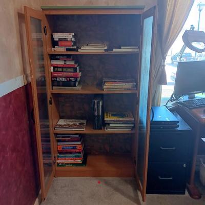 Bookcase With Glass Doors