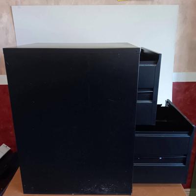 File Cabinet 2 Drawers Black