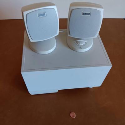 2 Piece Of Computer Speakers Altec Lansing Acs33