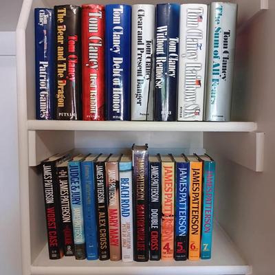 Collections Of James Patterson and Tom ClancyBooks