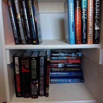 Collections Of Koontz, Grisham and more Books