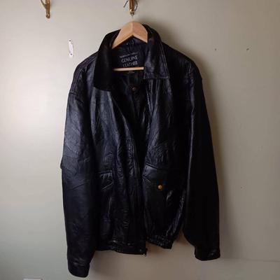 Genuine Leather Outfitters Men 2X Jacket Black