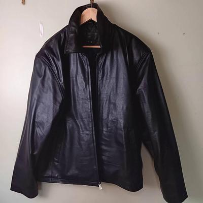 Vintage Leather Coat XL