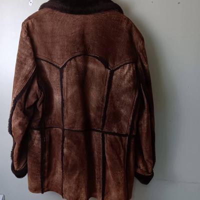 Brand In Colarado William Berry Lambskin Coat Velour Brown