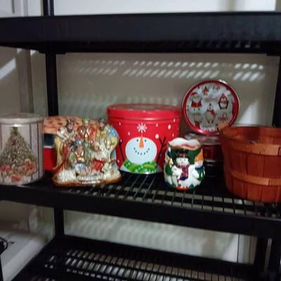 Christmas Goodie Box. Vintage Christmas Ornament, Christmas DÃ©cor