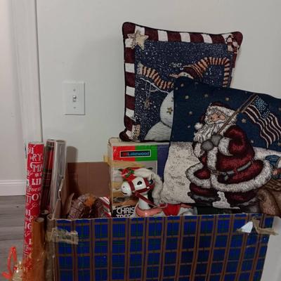 Christmas Cushion Cover & Snowman Pillow Case