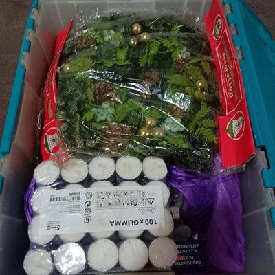 Misc Christmas Items + Candle Tea Light Bundle