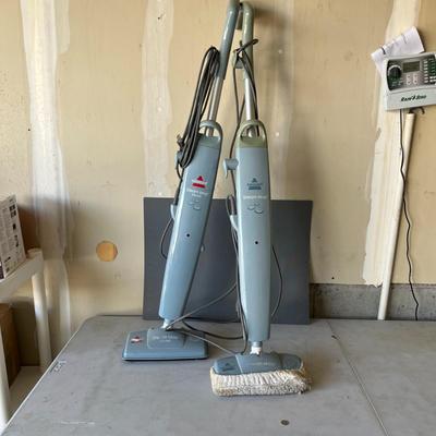 2 Bissell Steam Mop Hard Floor Cleaner (one is missing part)