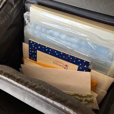 Scrapbooking Luggage Tote Rolling