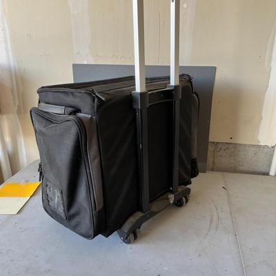 Scrapbooking Luggage Tote Rolling