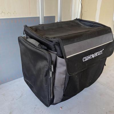 Scrapbooking Luggage Tote Rolling