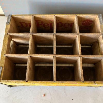Old Dr. Pepper wooden crate (taped on bottom)