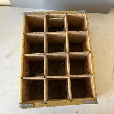 Old Dr. Pepper wooden crate (taped on bottom)