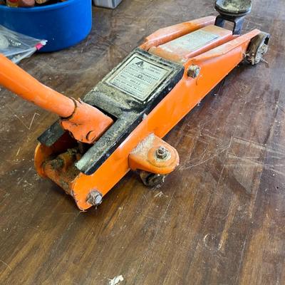 ALL trade 2T Capacity Car Lift Hydraulic Jack Automotive Lifter Trolley Jack Repair Tool + 64 Ford 4000 Diesel Tractor hydraulic power...