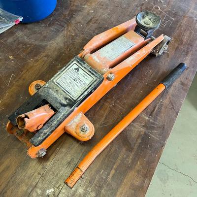 ALL trade 2T Capacity Car Lift Hydraulic Jack Automotive Lifter Trolley Jack Repair Tool + 64 Ford 4000 Diesel Tractor hydraulic power...