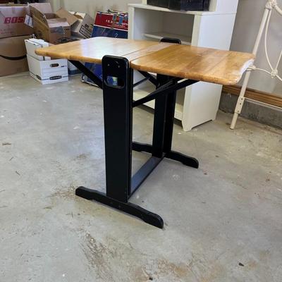 Vintage Double School Desk Table