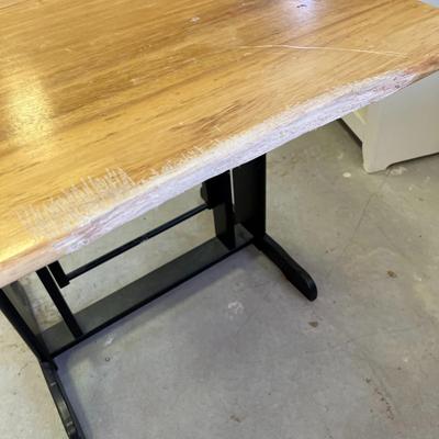 Vintage Double School Desk Table