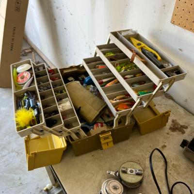 Vintage Tackle Box & Supplies