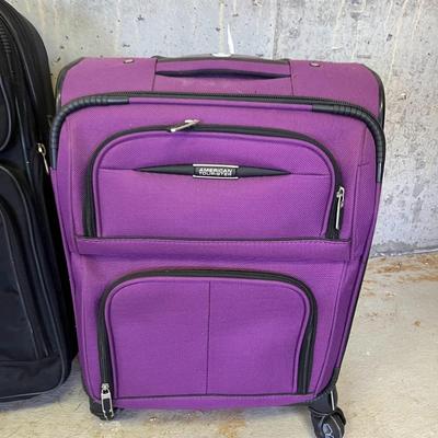 Black Travel Bag Collection American Tourister, Moda, Samsonite & American Tourister Purple Trolley