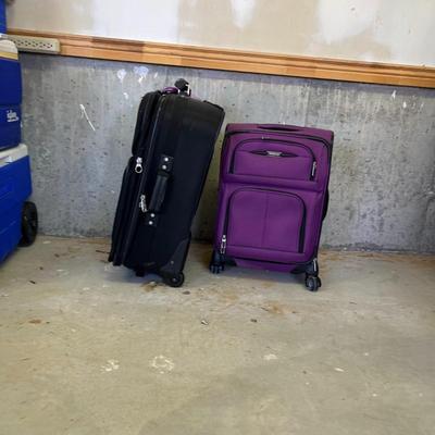 Black Travel Bag Collection American Tourister, Moda, Samsonite & American Tourister Purple Trolley