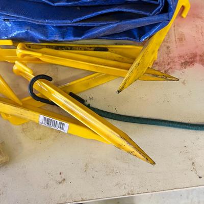 Tarps, Stakes, & Hammer