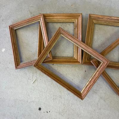 wooden frames
