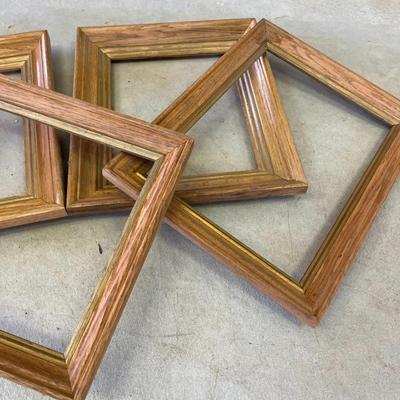 wooden frames
