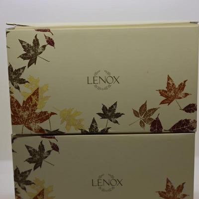 LENOX Porcelain Turkey Taper Candle Holders (4)