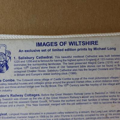 SIGNED Framed Castle Combe By Michael Long