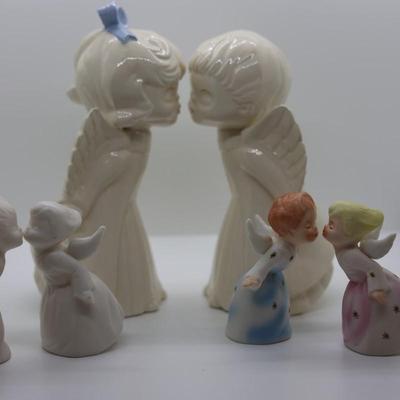 Vintage Ceramic Kissing Angels (6)