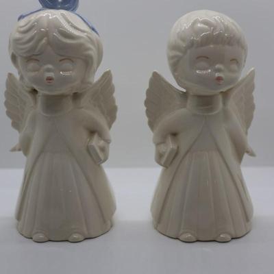 Vintage Ceramic Kissing Angels (6)