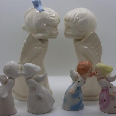 Vintage Ceramic Kissing Angels (6)