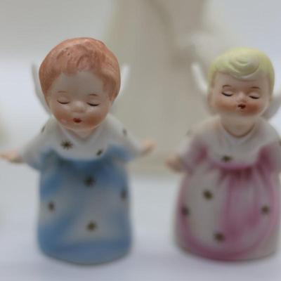 Vintage Ceramic Kissing Angels (6)