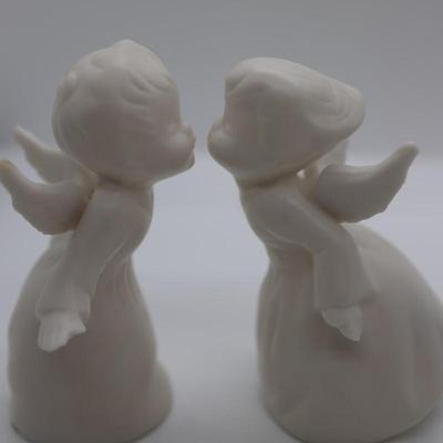 Vintage Ceramic Kissing Angels (6)