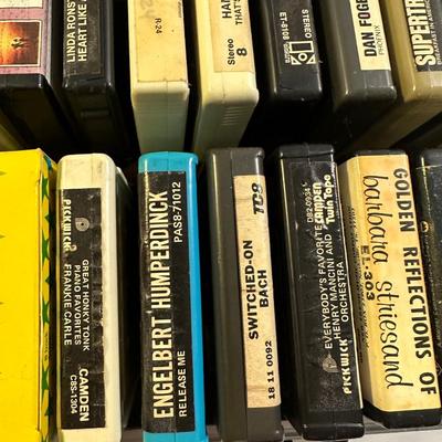 Vintage 8 Track Tape Lot