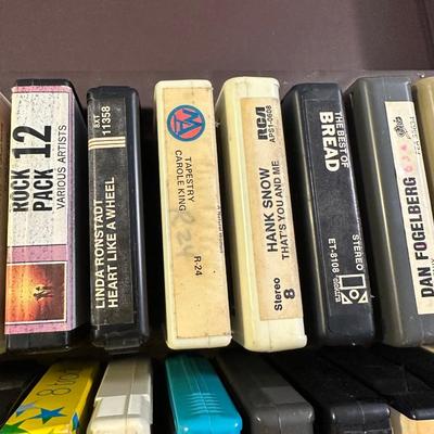 Vintage 8 Track Tape Lot