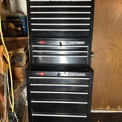 Craftsman Tool Chest With Keys & Tools