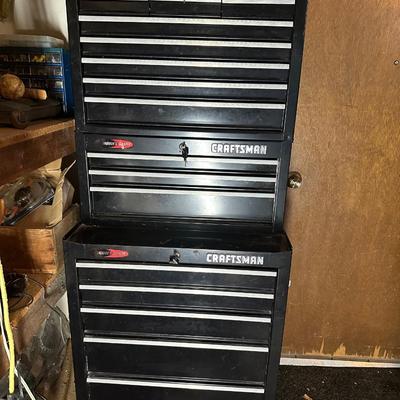 Craftsman Tool Chest With Keys & Tools