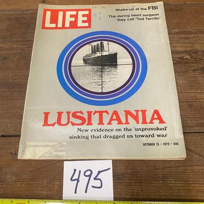 October 1972 Life Magazine-Lusitania