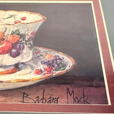 Three BARBARA MOCK Tea Cup Prints