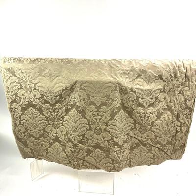 1015 22 yards of Taupe Damask Jacquard Brocade Floral Fabric