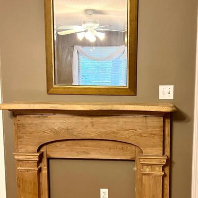 Large Gold Framed Mirror