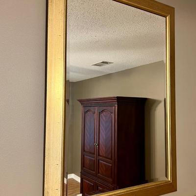Large Gold Framed Mirror
