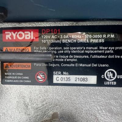RYOBI 10â€ Drill Press