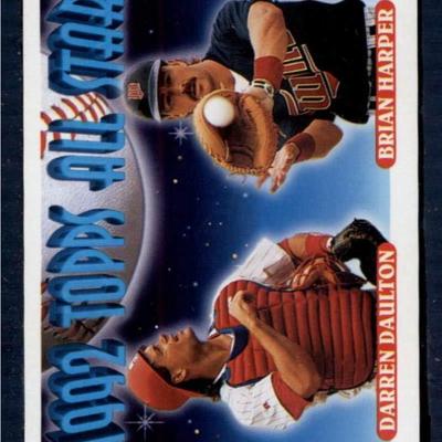 1993 topps Daulton, Harper