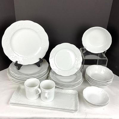 1026 DANSK White Ivy Limoges Dish Set