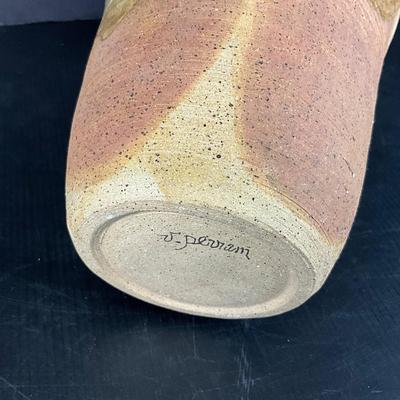 1036 Handmade Pottery Large Vase by Virginia Perram